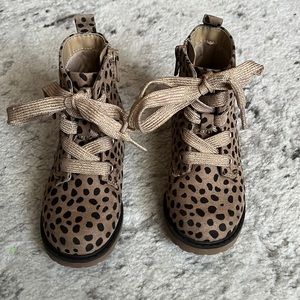 Cat and Jack brand toddler combat like boots